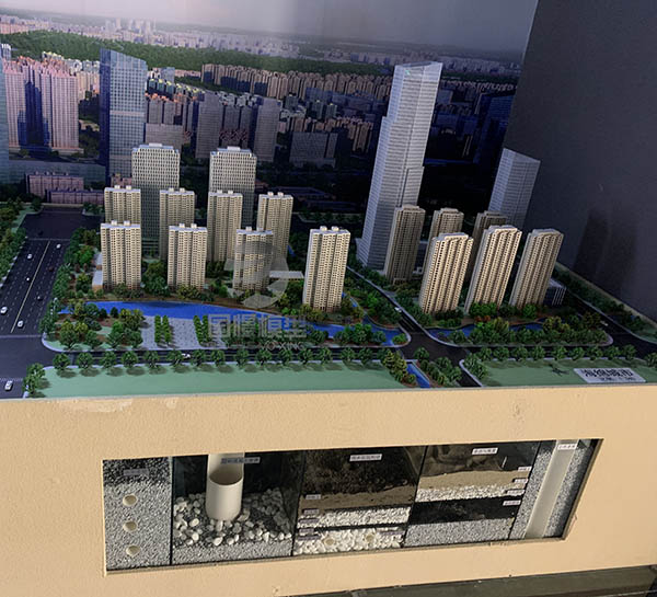 扶绥县建筑模型
